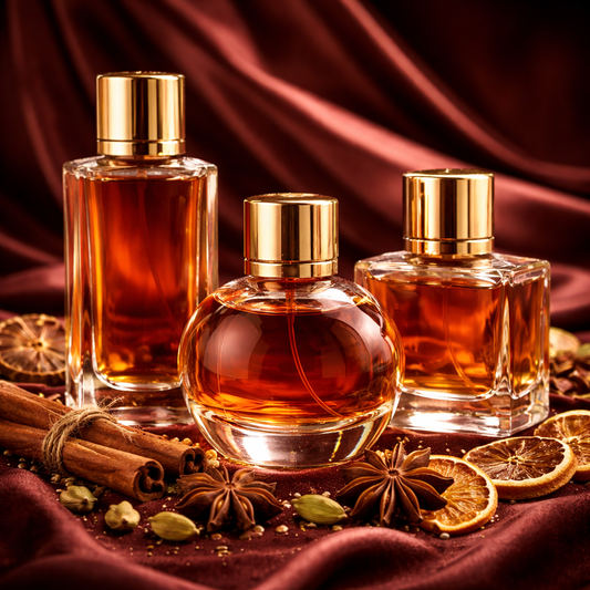 Conjunto Oriental Dorado – Set de 3 Perfumes